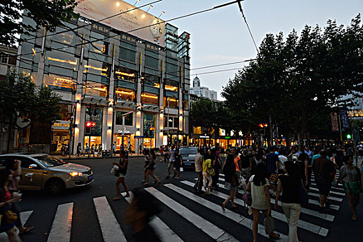 南京西路夜景