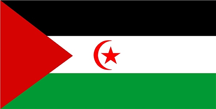 西部,撒哈拉沙漠,旗帜