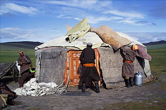 蒙古,斯佩尔特小麦,区域,移动,蒙古包,帐蓬,俄罗斯,名字,独特,模型,工程,预制,家,设计,游牧