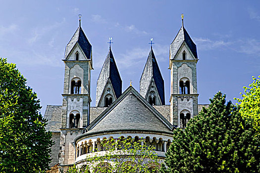 大教堂,科布伦茨,莱茵兰普法尔茨州,德国,欧洲
