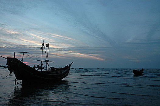 渔船,只有,孟加拉,2005年