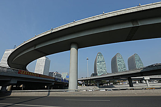 2016年6月19日北京西城区西直门桥
