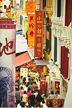 春节,唐人街,新加坡