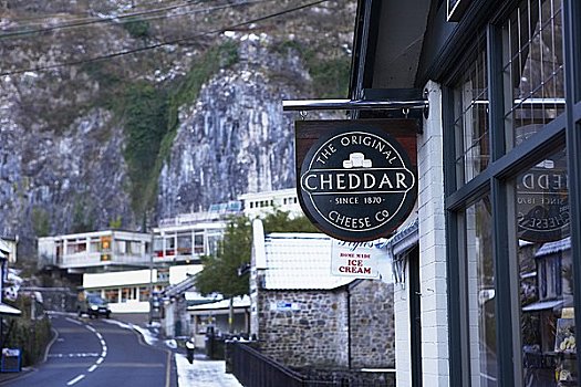 乳酪店,切达干酪,峡谷,萨默塞特,英格兰