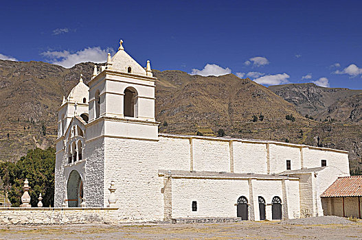 秘鲁,山谷,教堂