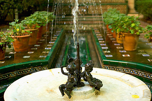 喷泉,博物馆,马德里,西班牙