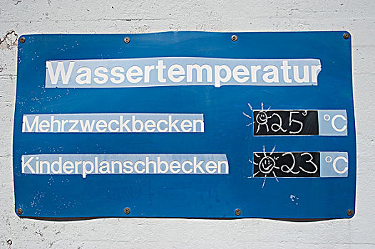 水,温度,展示,斯图加特,巴登符腾堡,德国,欧洲