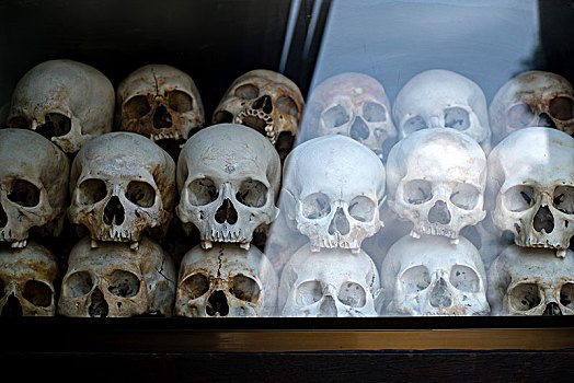 柬埔寨金边红色高棉屠杀杀人场纪念馆