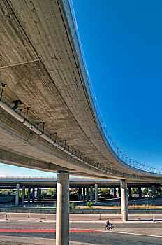 高速公路,桥,修葺,慕尼黑,巴伐利亚,德国,欧洲