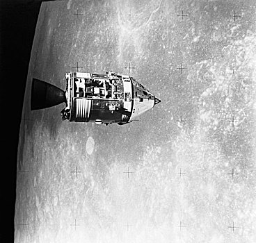 卫星,轨道运行,月亮,阿波罗15号,阿波罗,指令,服务,轨道