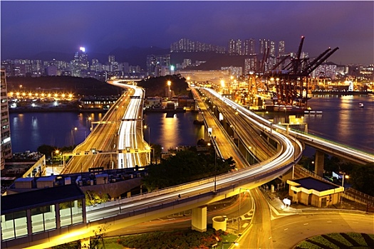 货物码头,公路,香港