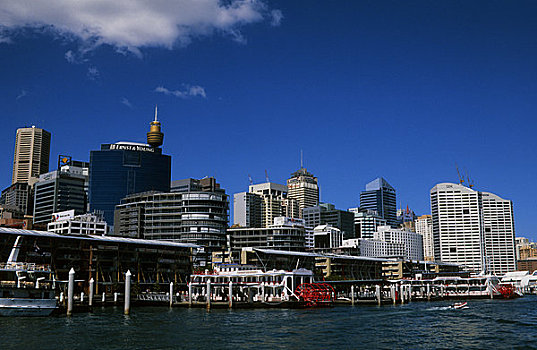 澳大利亚,悉尼,达令港,划船