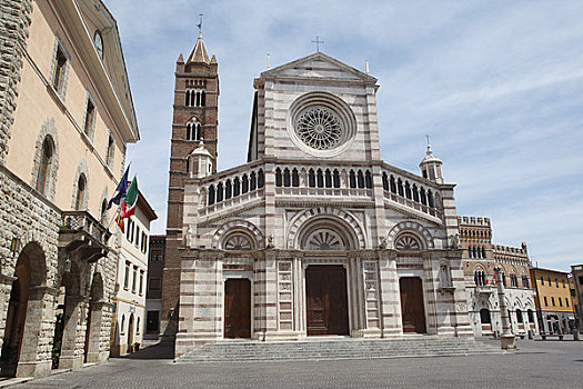 大教堂,格罗塞托,托斯卡纳,意大利