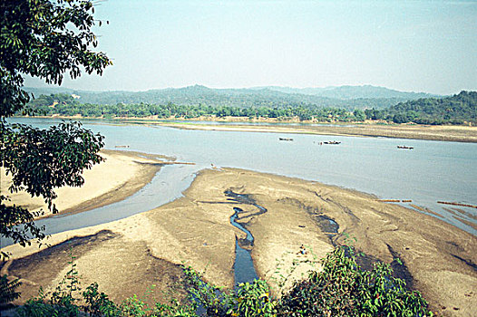 河,冬天,孟加拉,一月,2007年