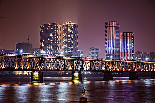 杭州钱江一桥夜景