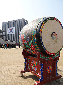 韩国首尔景福宫传统换岗仪式