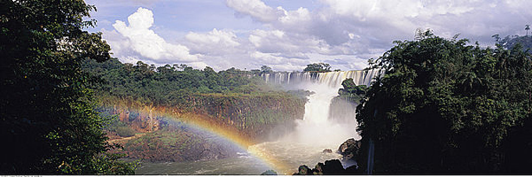 伊瓜苏瀑布,彩虹,米西奥内斯省,阿根廷