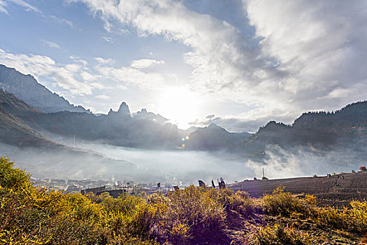 甘肃扎尕那美景