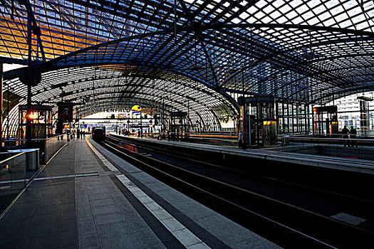 柏林,法兰克福火车站,车站,德国,欧洲