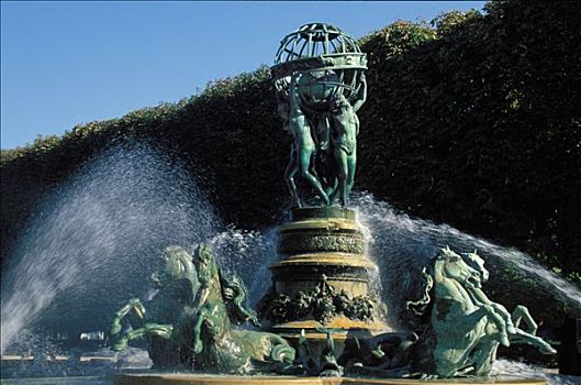 法国,巴黎,喷泉