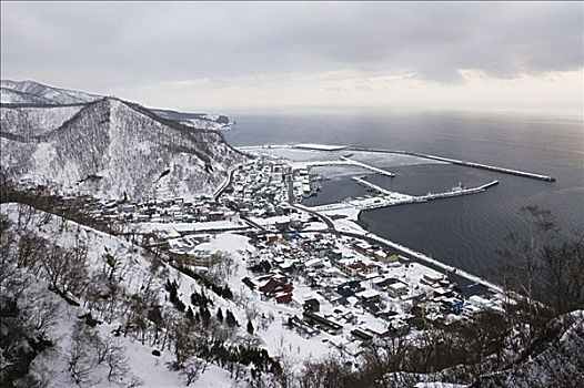 天际线,知床半岛,北海道,日本