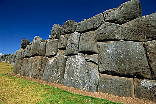 巨大,印加遗迹,萨克塞华曼,库斯科市,秘鲁