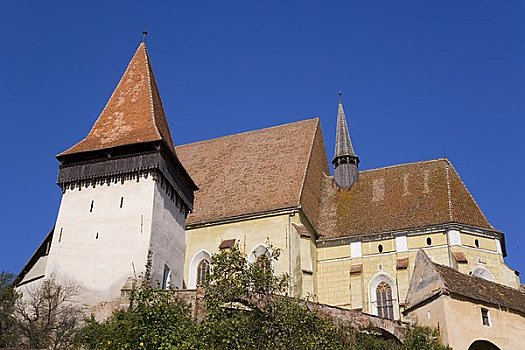 15世纪,牢固,教堂,特兰西瓦尼亚,罗马尼亚