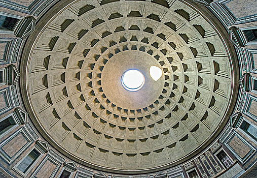 意大利,罗马,万神殿,圆顶,大幅,尺寸