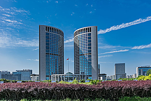 安徽省合肥市政府办公大楼建筑景观