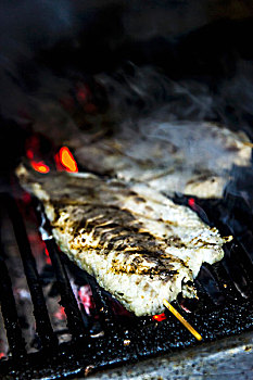 烤制食品,海鲈,土耳其