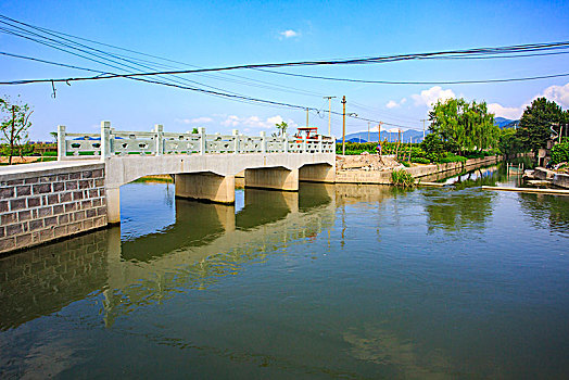 陈黄村,小河,水环境治理,护岸,道路,村庄