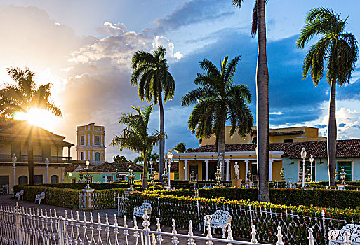 古巴,特立尼达,世界遗产,马约尔广场