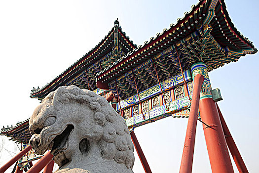 北海公园中国元素图片