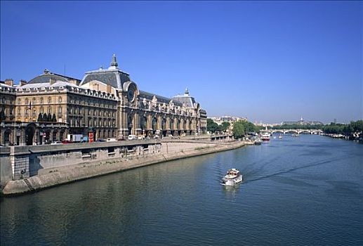 奥塞美术馆,塞纳河,巴黎,法国