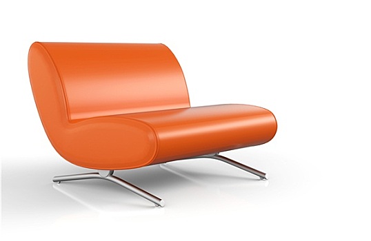 大,橙色,椅子