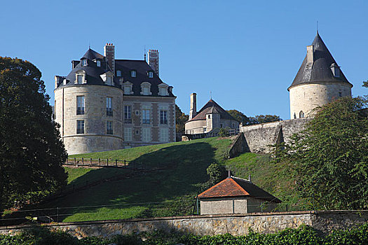 法国,中心,18世纪,城堡