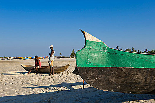 渔船,穆龙达瓦,马达加斯加,非洲