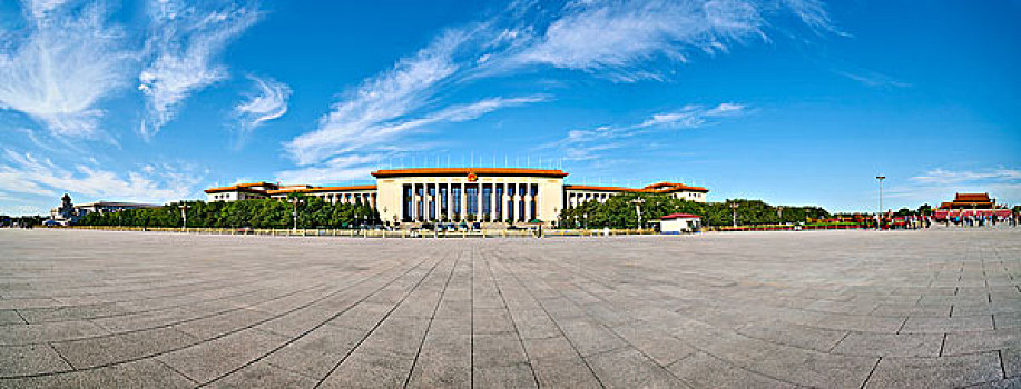 北京天安门广场人民大会堂