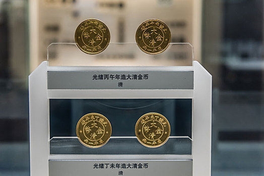 上海博物馆的清光绪钱币大清金币