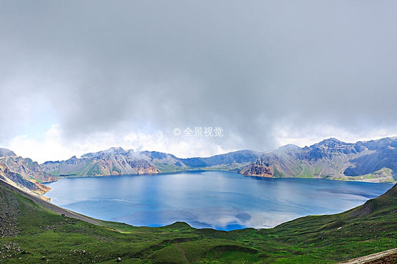 天池圖片素材_長白山天池圖片大全_長白山天池高清圖片_全景視覺