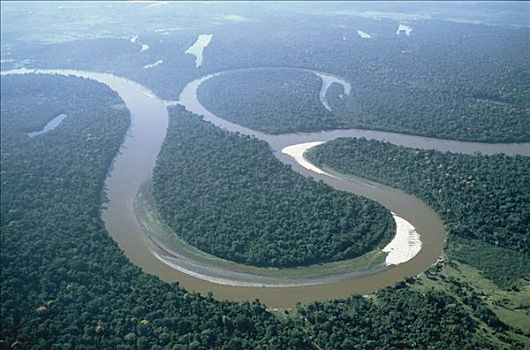 亚马逊河,丛林,航拍,巴西