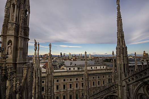 米兰,中央教堂,屋顶