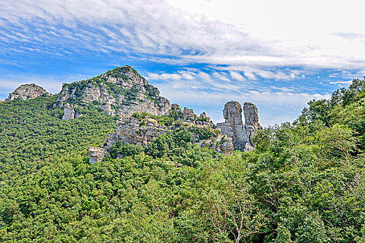 中国,河北,白石山景观