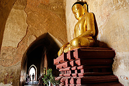 佛像,庙宇,蒲甘,考古,佛教,曼德勒,缅甸