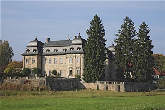 城堡,班贝格,区域,上弗兰科尼亚,巴伐利亚,德国,欧洲