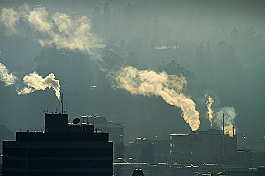 空气污染,南岛,新西兰