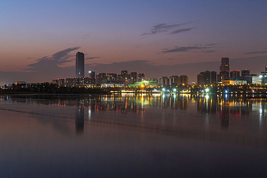 成都兴隆湖夜景