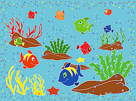 水下,海洋生物