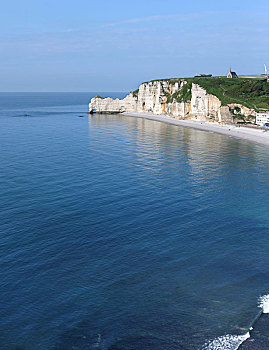 美丽的法国诺曼底海峡
