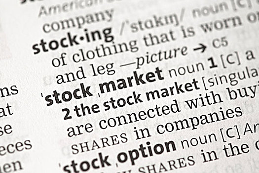 股票市场,定义,字典